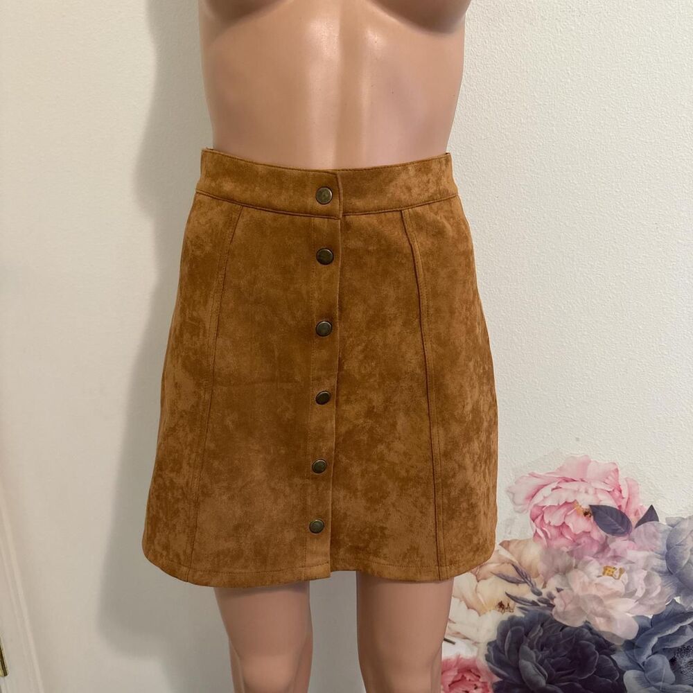 Unbranded Women's Tan and Brown Skirt